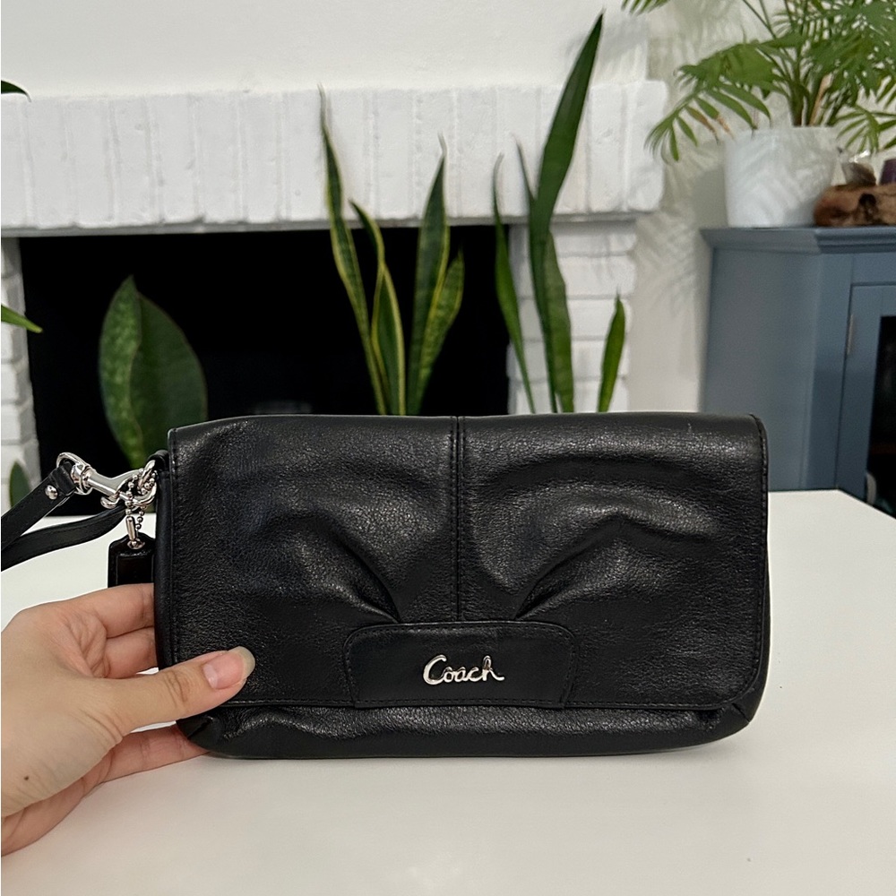 Coach Black Clutch/Wristlet